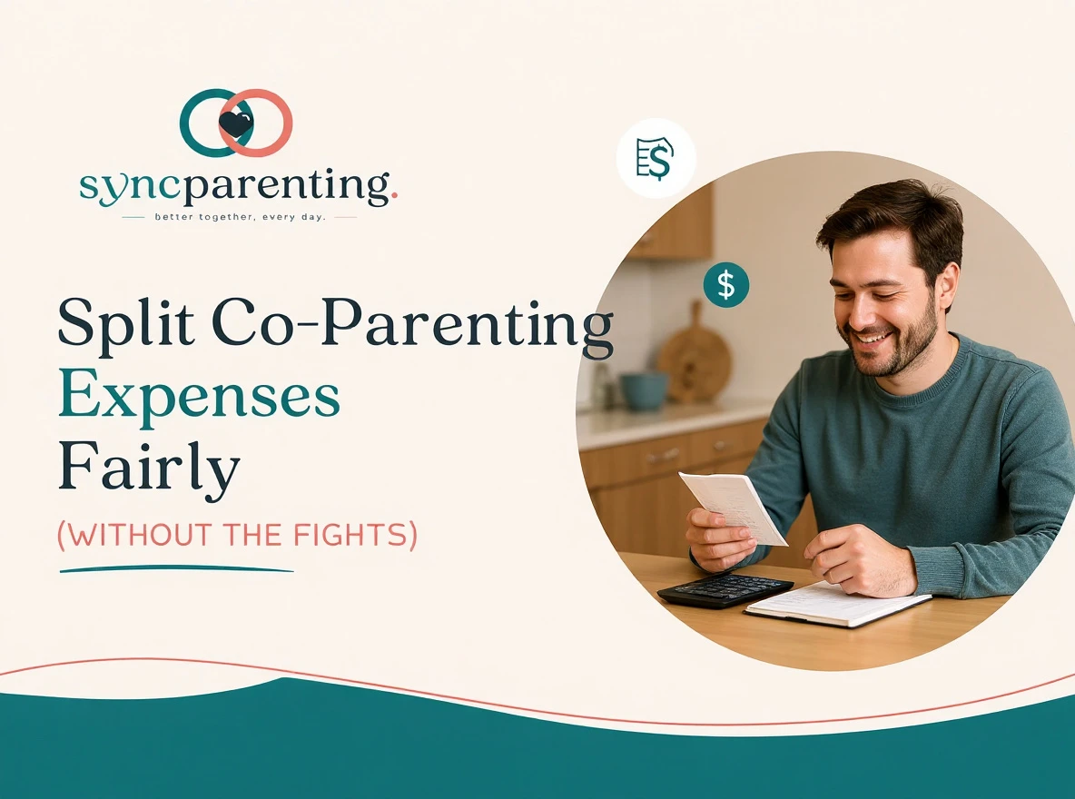 How to Split Co-Parenting Expenses Fairly — SyncParenting blog cover