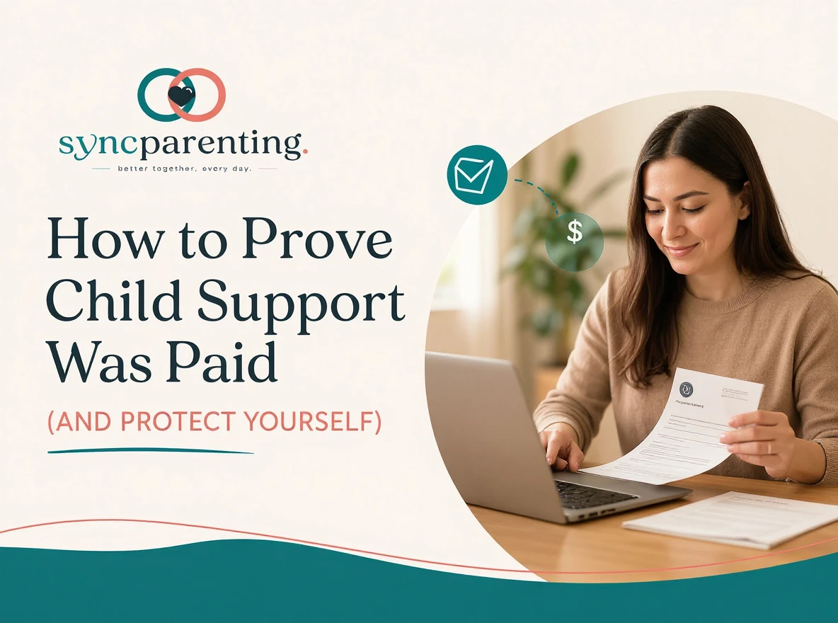 How to Prove Child Support Was Paid — SyncParenting blog cover