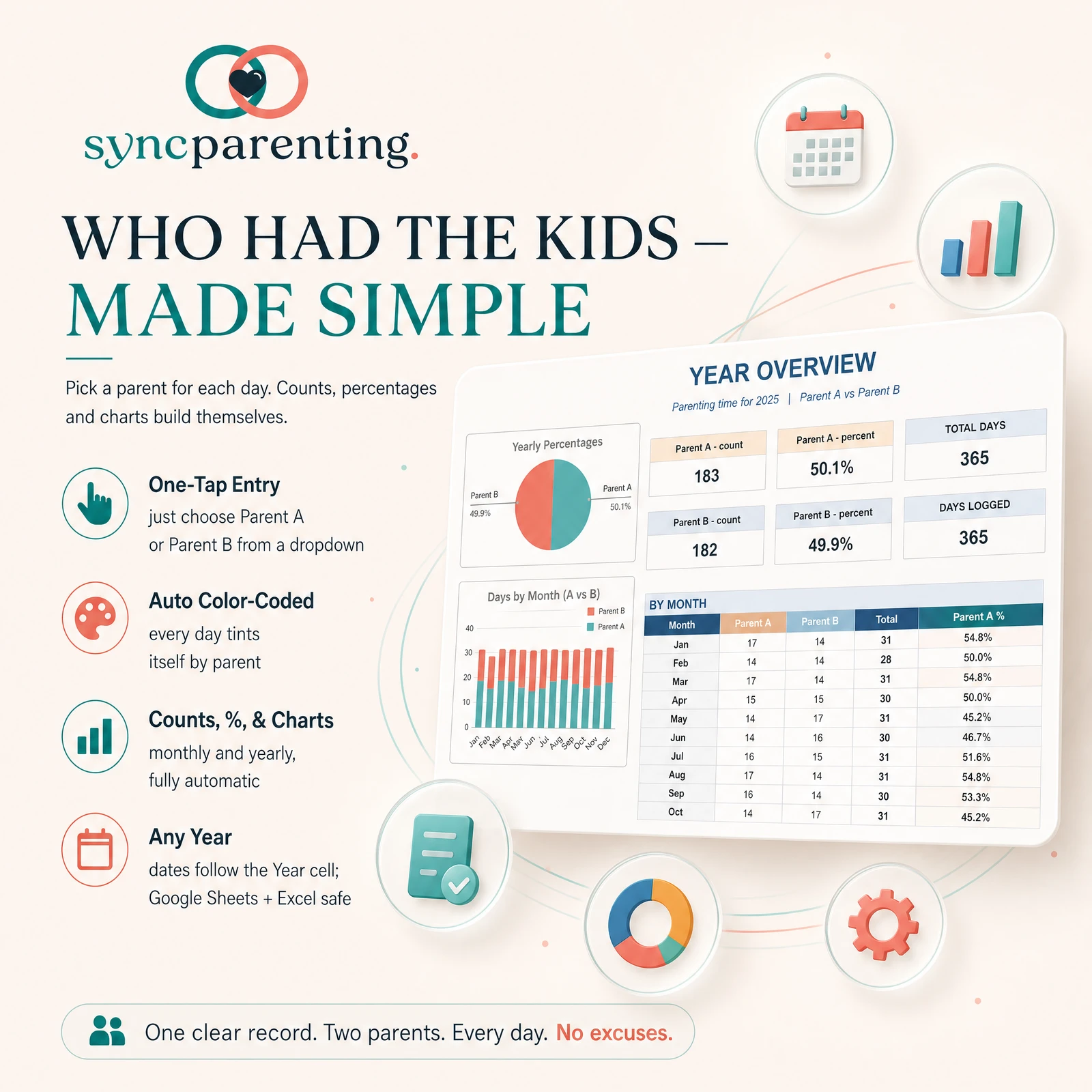 Parenting Time Log